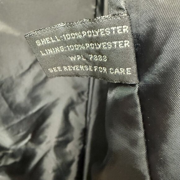 Anne Klein Black Coat Size 14 Womens Vintage Trench Light Jacket - Picture 12 of 13